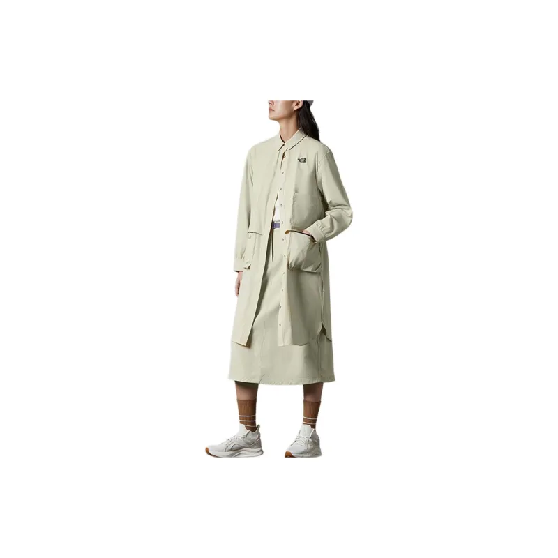 THE NORTH FACE Long Sleeved Dresses Women's Khaki-3