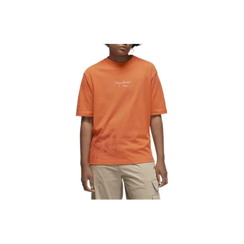 Nike Set in Sleeve T Shirt Women's Orange-2