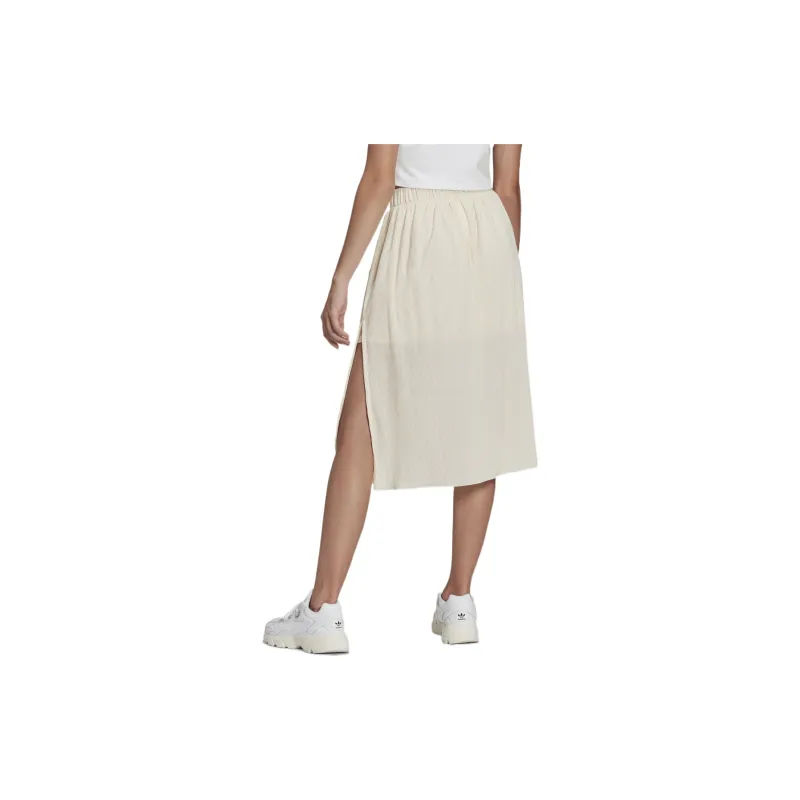 Adidas Originals Casual Long Skirts Women's White-2