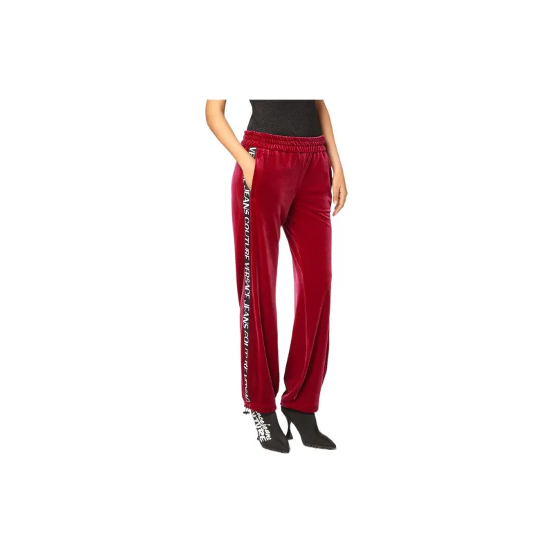 VERSACE JEANS COUTURE FW22 Moderate Sports Pants Women's Red-2