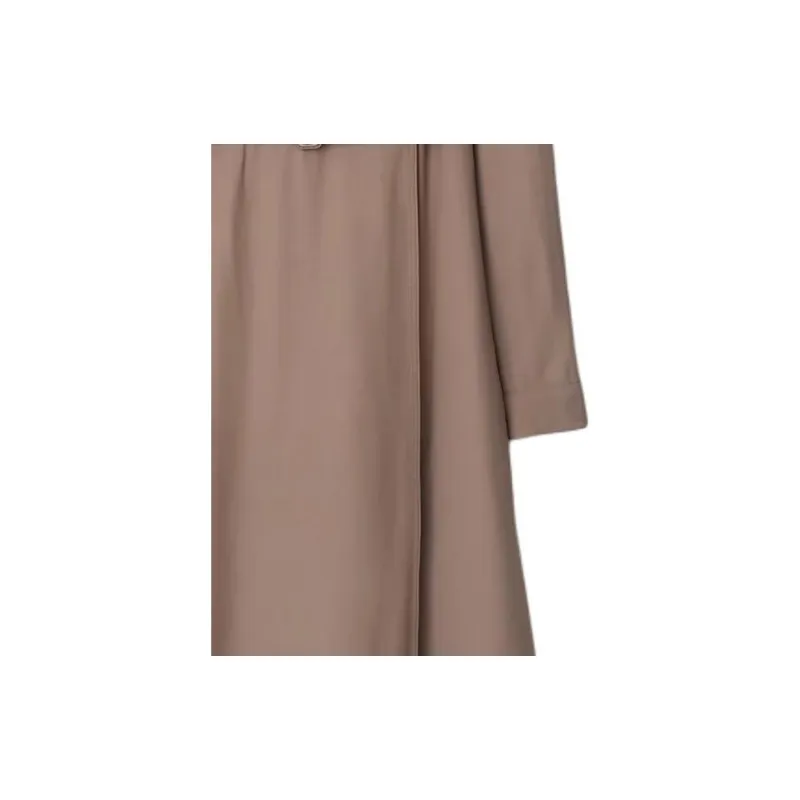 Burberry Long Sleeved Dresses Women's Gray-4