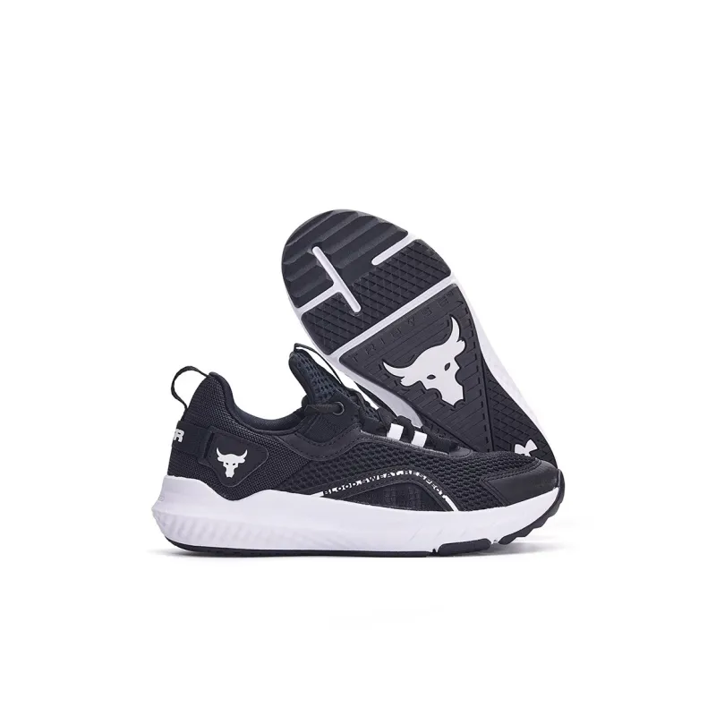 Under Armour Project Rock BSR 3 Slip Resistant Cushioning And Breathable Low Top Kids' Running Shoes Black Kids'-3