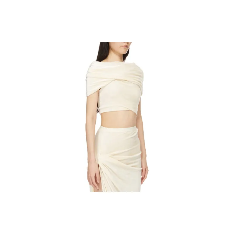 RICK OWENS/RO FW24 Knitwear Women's Champagne-3
