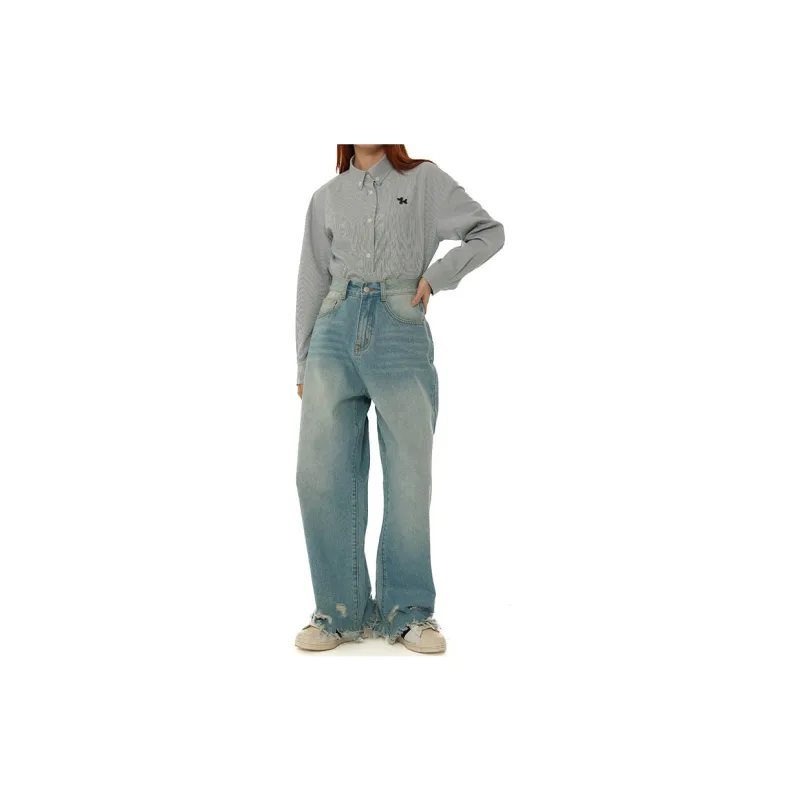 BETWEENAND Straight Jeans Women's-5