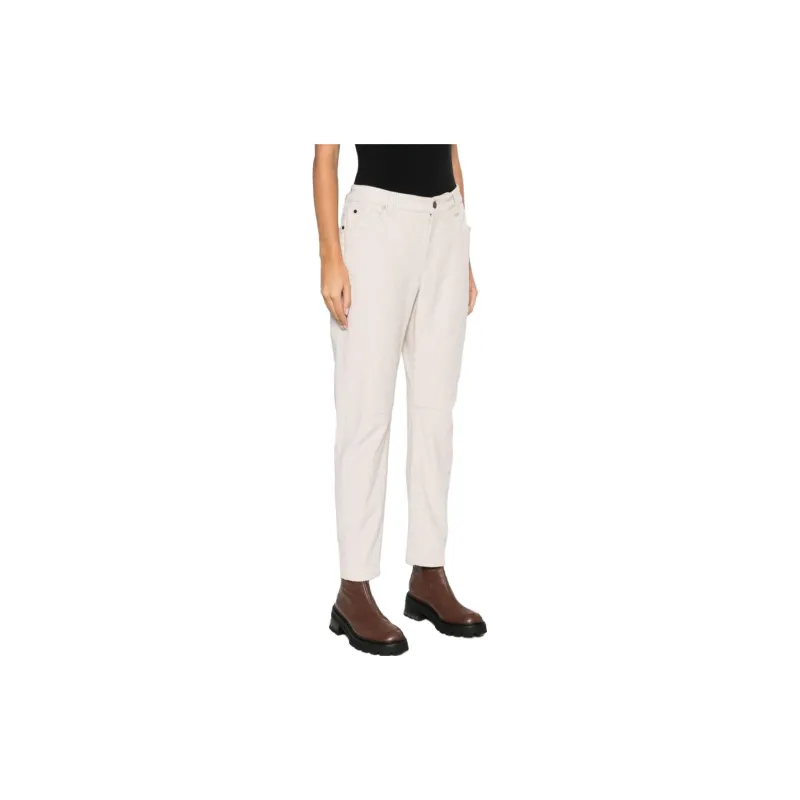 Brunello Cucinelli Ribbed Cotton Pants-6