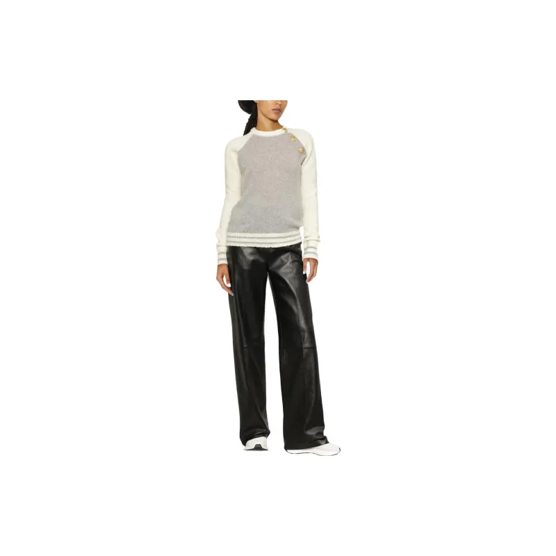 BALMAIN FW22 Sweater Women's Gray-2
