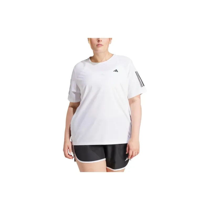 Adidas Free Shipping With AdiClub Own The Run Tee Plus Size-1
