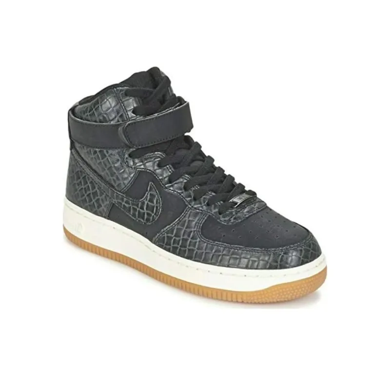 Nike Air Force 1 High Croc Black Gum Women's-3