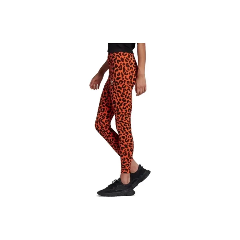 Adidas Leggings Women's Orange Red-1