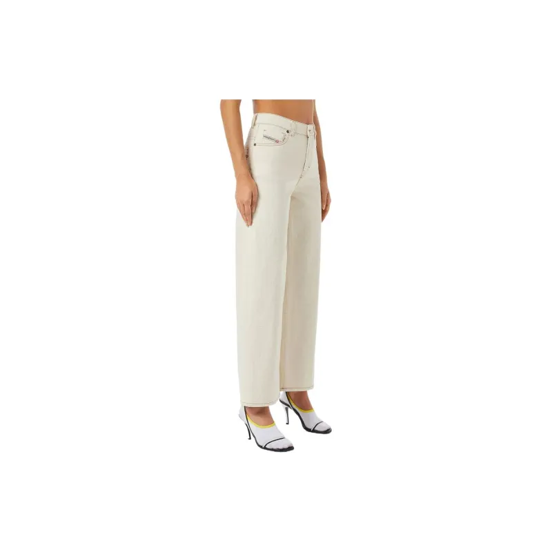 DIESEL Straight-Leg Cropped Jeans-3