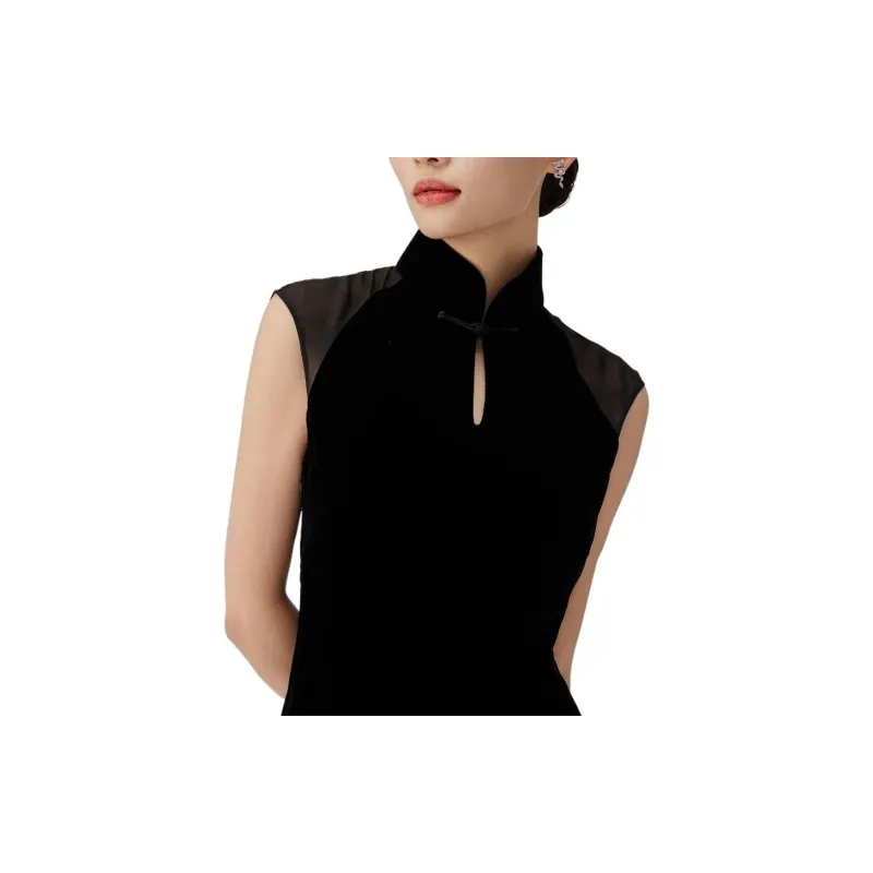Shanghai Tang X Jacky Tsai Velvet Qipao-3