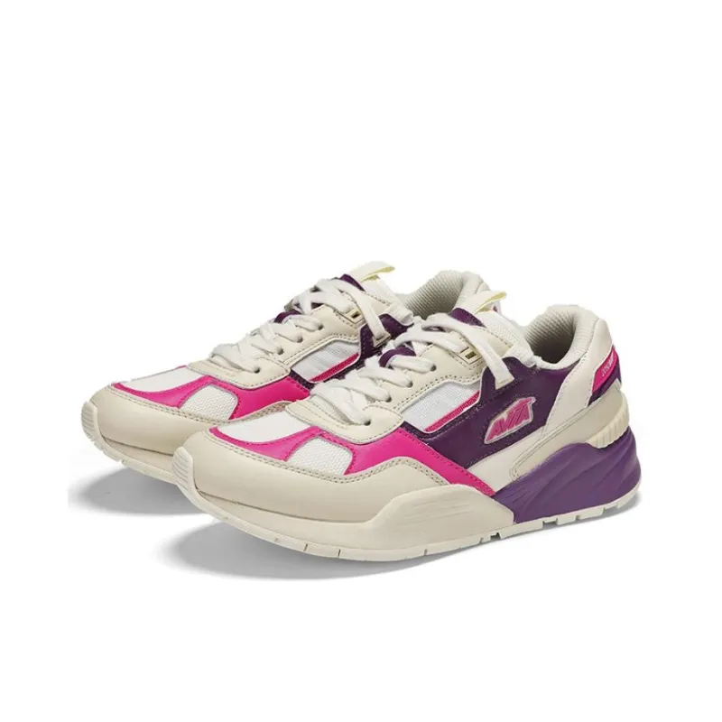 AVIA Cushioning Wear Resistant Low Top Casual Shoes Women's White-1