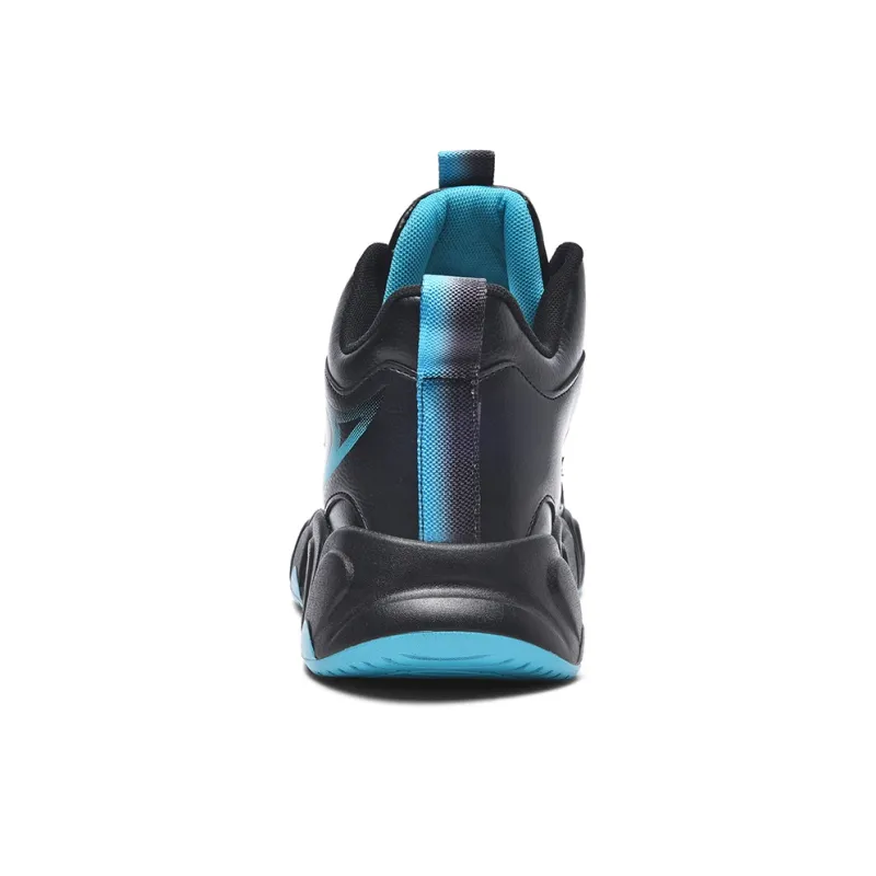 MUSHILANDI Height Increasing Thermal Mid Top Basketball Shoes Men's Black-3