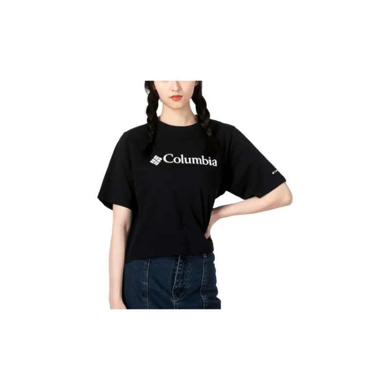 Columbia T Shirts Women's Black-3