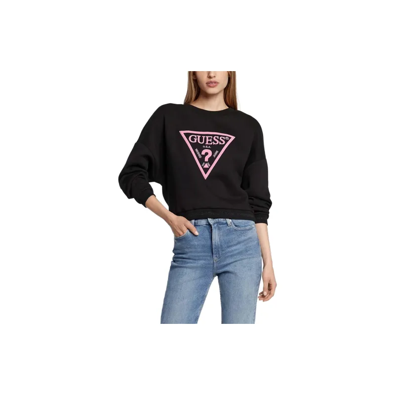 GUESS Sweatshirts Women's Black-3