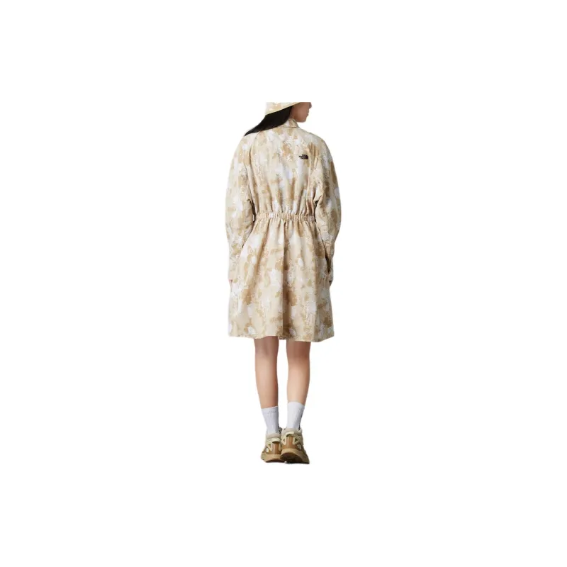 THE NORTH FACE Long Sleeved Dress Women's Gravel Sand-3