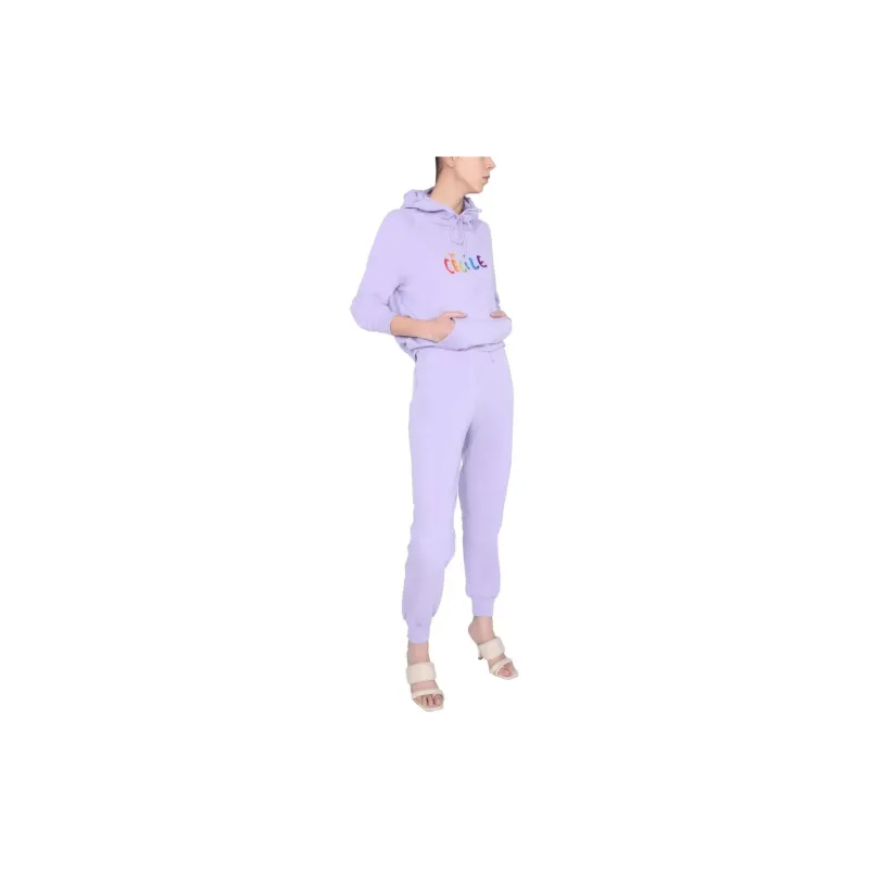 ETRE CECILE Être Cécile Logo Print Drawstring Hoodie-2