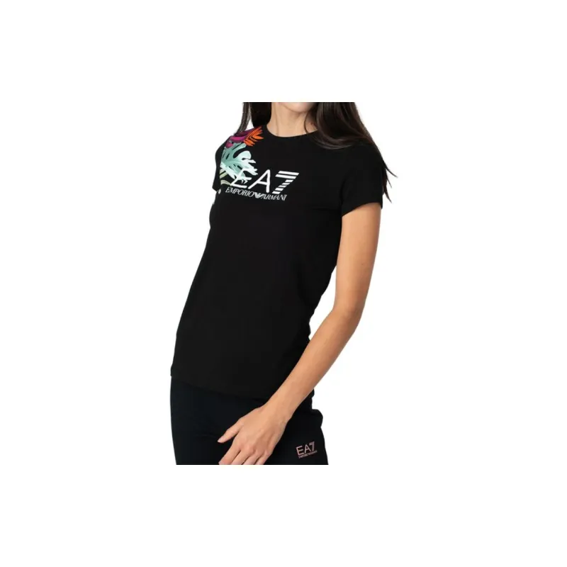EMPORIO ARMANI EA7 T Shirts Women's Black-2