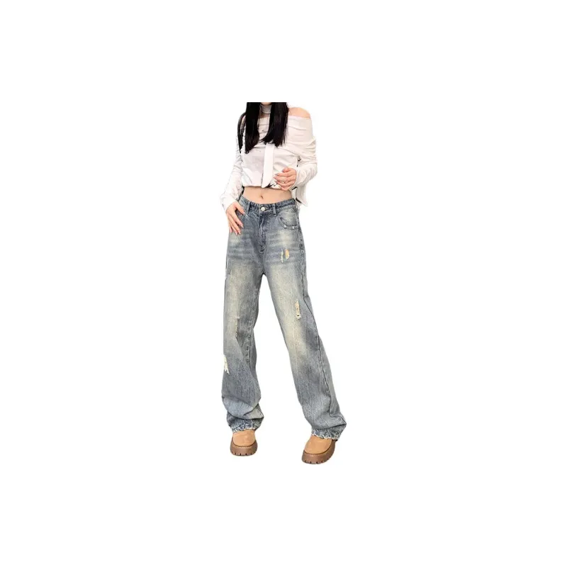Kazakhstan Jeans Women's Vintage Blue-3
