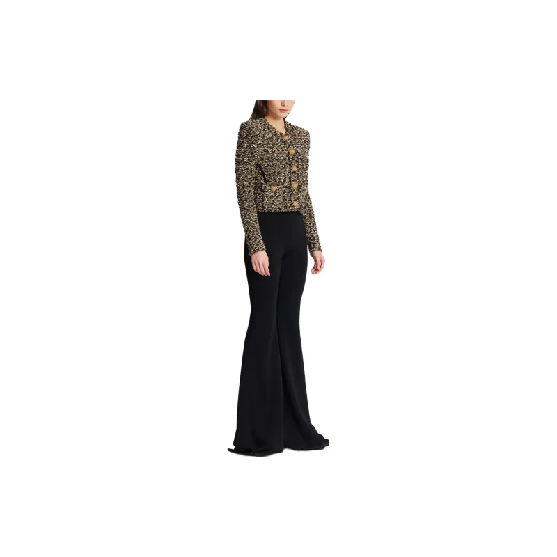 BALMAIN Cropped Lurex Tweed Jacket-3