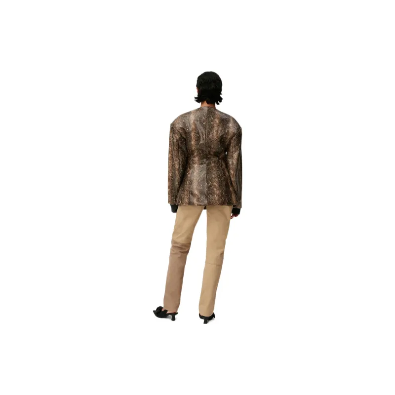 GANNI Snake Fitted Blazer 'Snake Starfish'-3