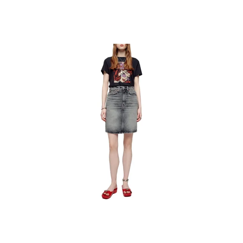 RE/DONE Romance Cotton T shirt-2