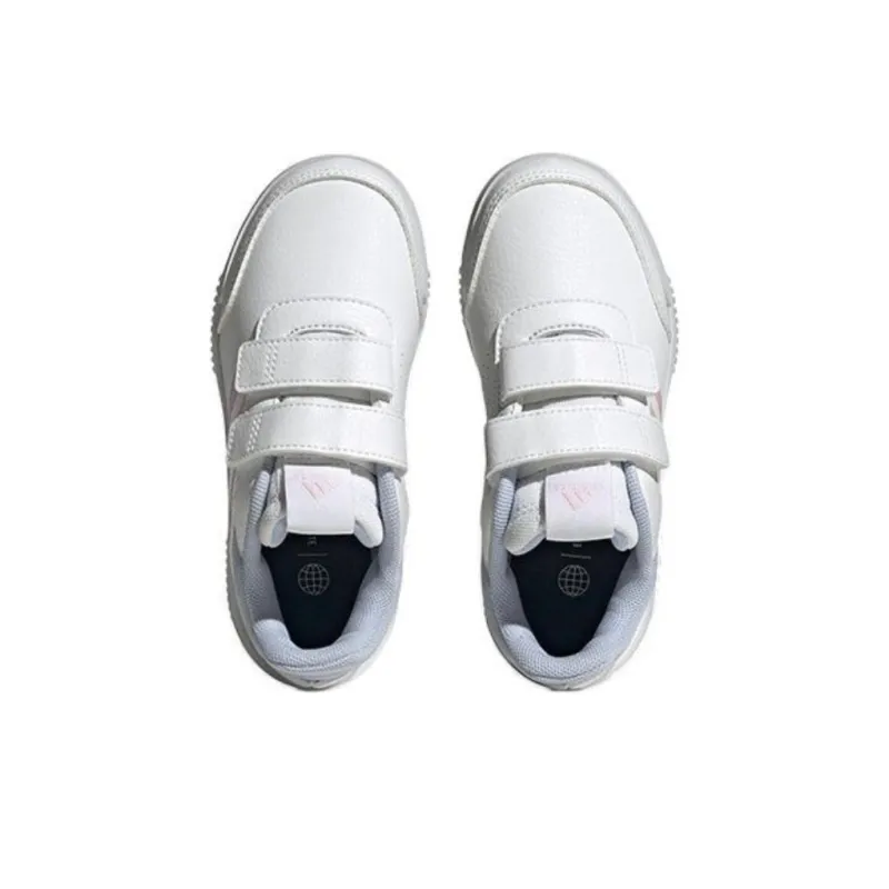 Adidas TENSAUR SPORT Slip Resistant Cushioning Abrasion Resistant Low Top Running Shoes White Pink Blue Kids'-4
