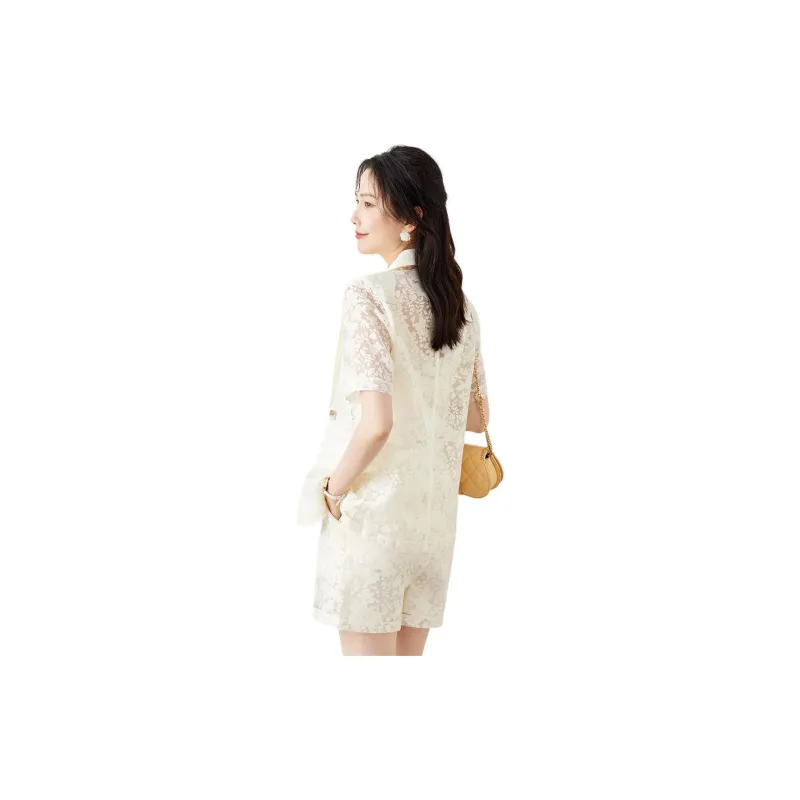 TERRE BLEUE Casual Suit Women's Apricot-2