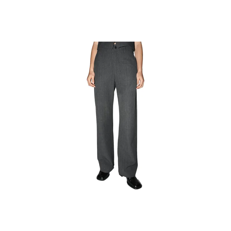 ZARA Suit Trousers Women's Gray-3