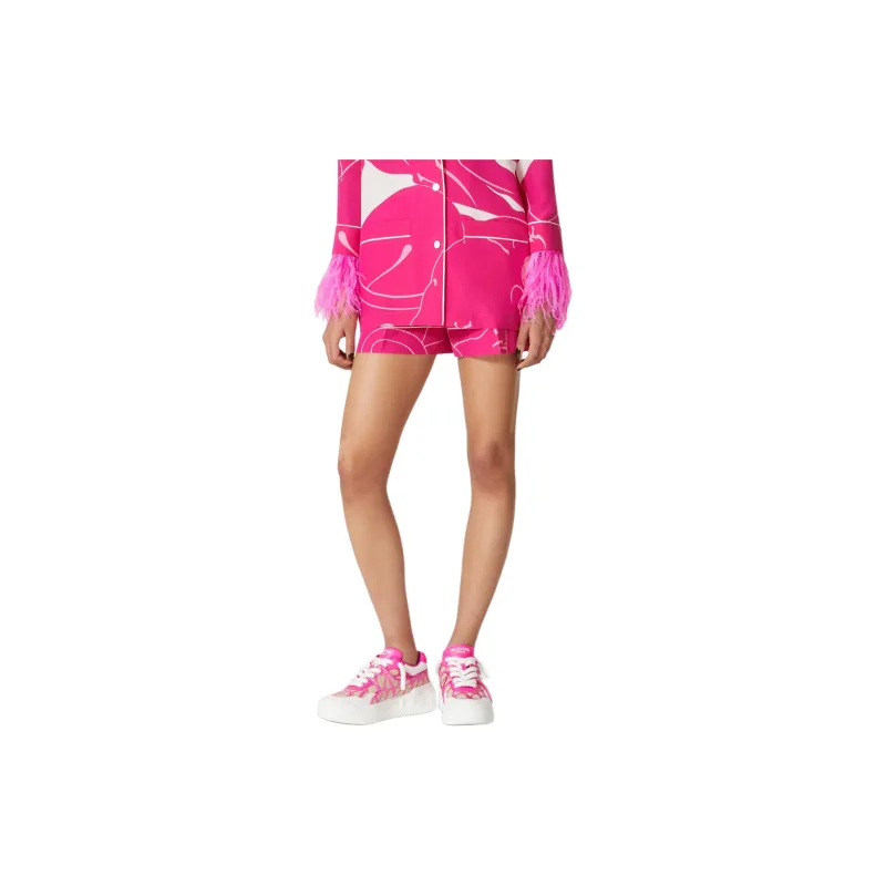 Valentino Casual Shorts Women's Pink-1