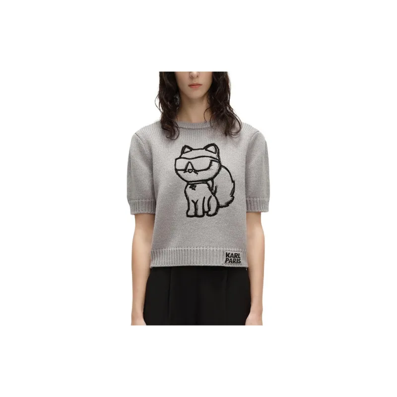 KARL LAGERFELD SS24 Knitwear Women's Gray-2