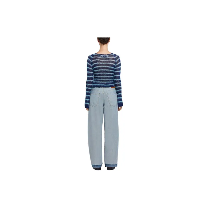 MARNI Stone Washed Denim 5 Pocket Pants 'Azure'-3