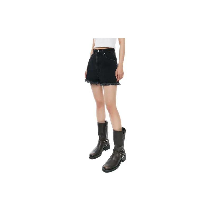MOUSSY Denim Shorts Women's-4