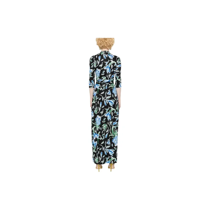 DVF Diane Von Furstenberg Wrap design Silk Dress-2