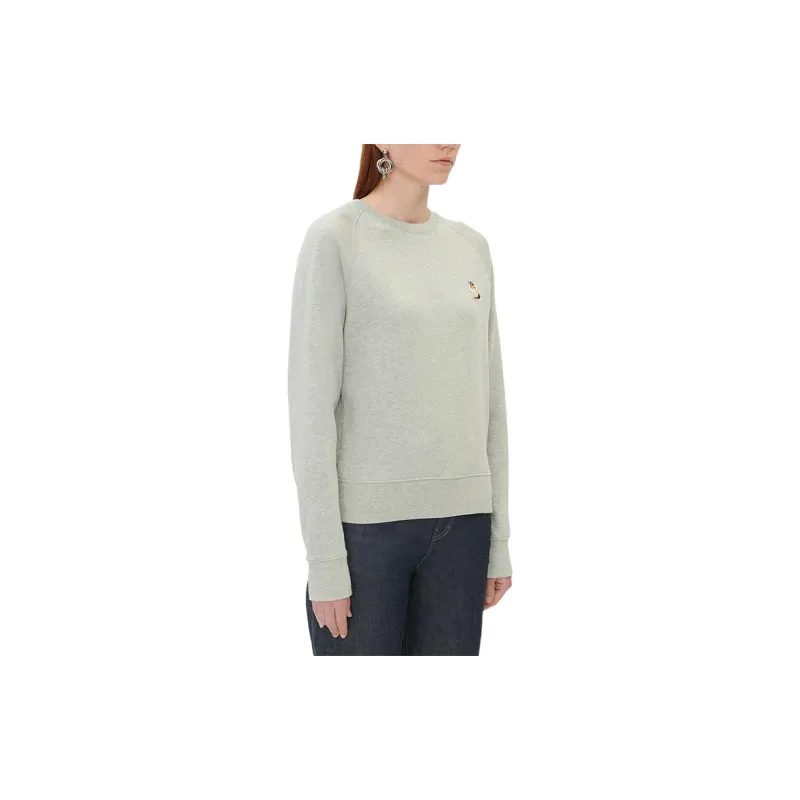 Maison Kitsune Maison Kitsune Back To Series Sweatshirts Women's Gray-3