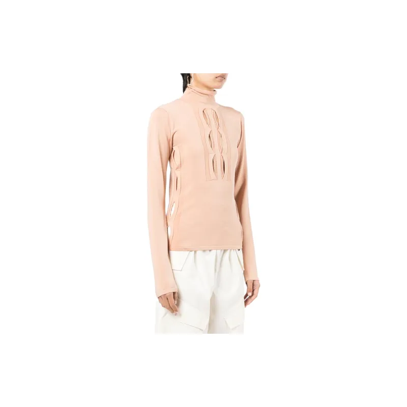 DION LEE Double Hosiery Long-sleeve Top-3