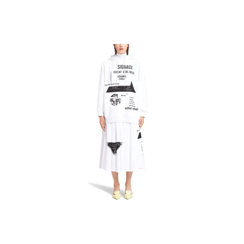 PRADA Sweatshirt Winter Women's White-1