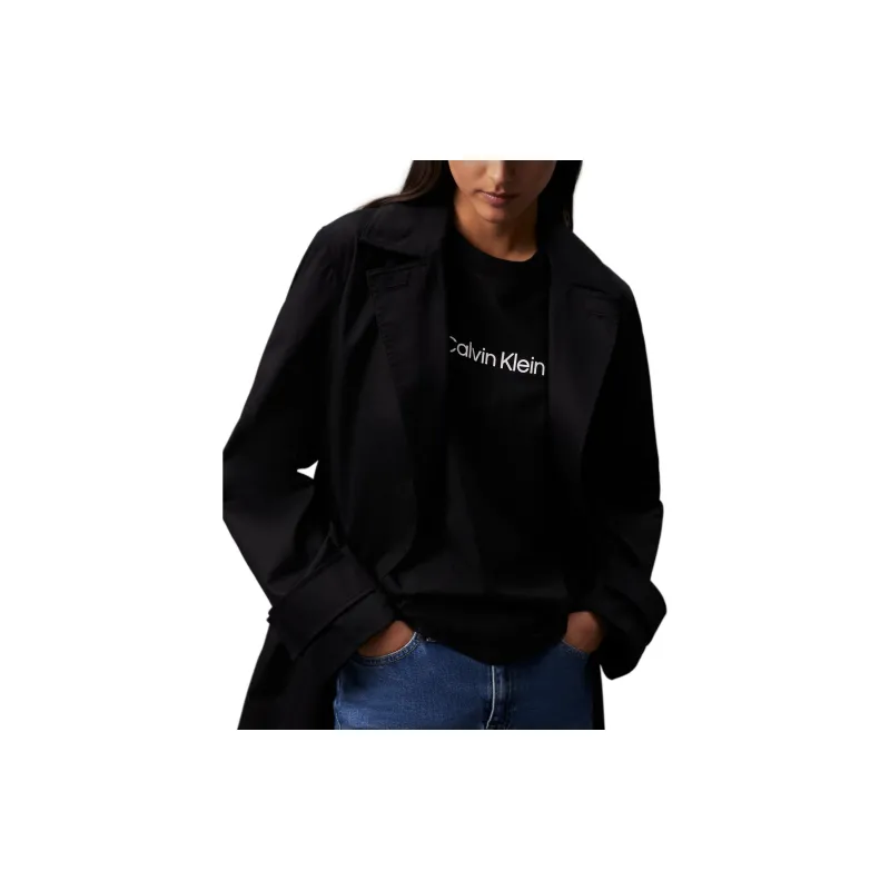 CALVIN KLEIN T Shirt Women's Black Europe Version-3
