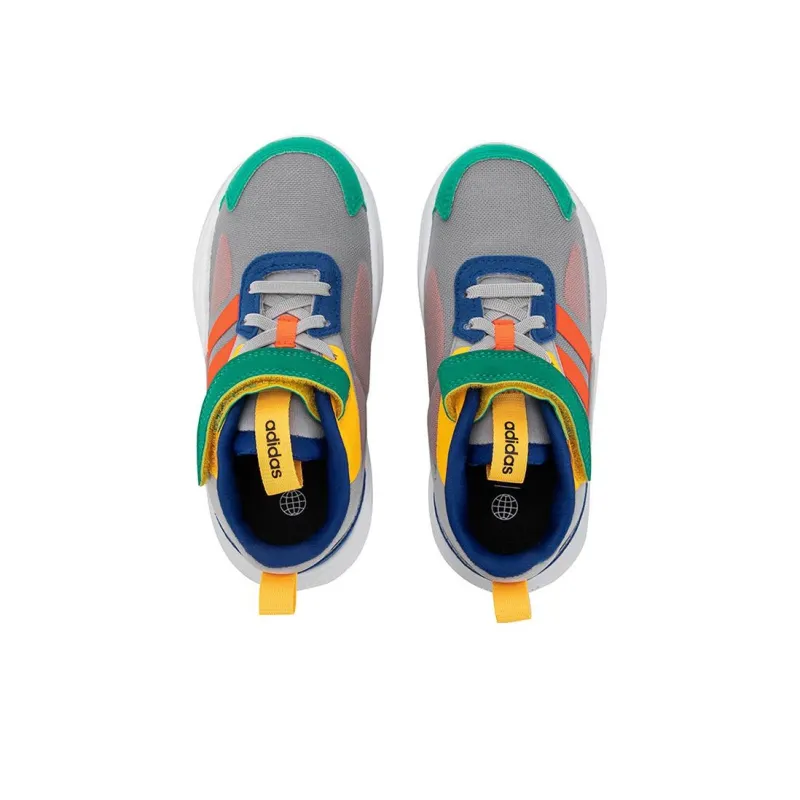 Adidas Neo Ozelle Slip Resistant Shock Absorbers With Abrasion Resistant Properties Low Top Running Shoes Gray Kids'-3