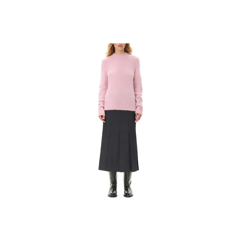 GANNI Crewneck Knit Jumper-1