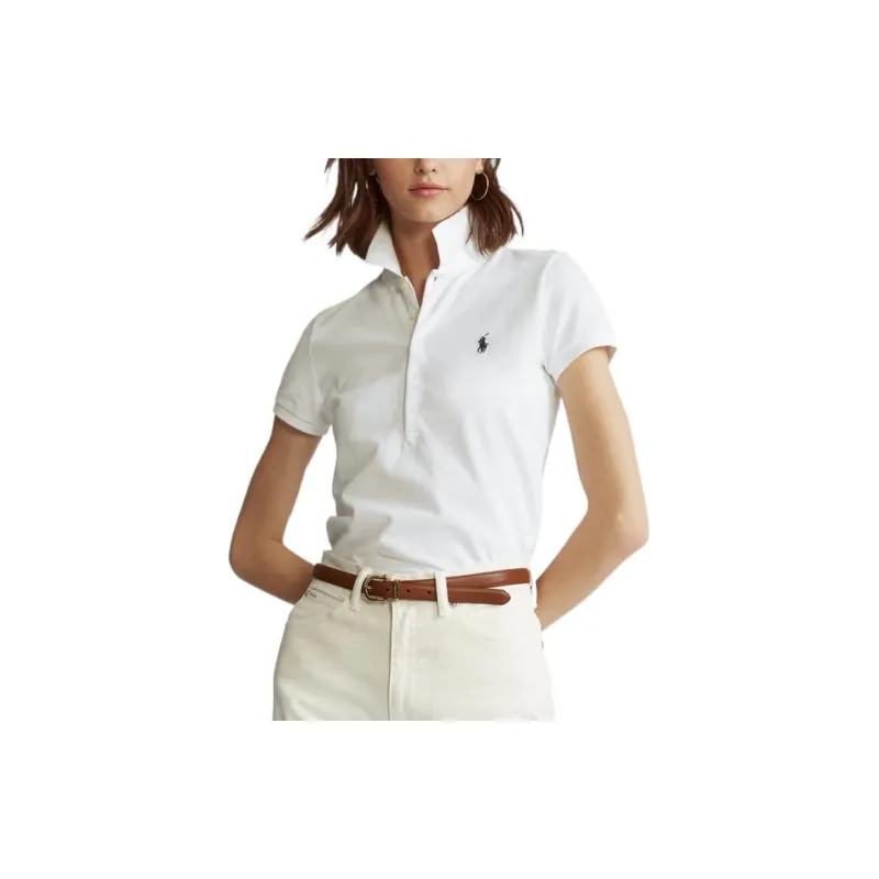 Polo Ralph Lauren SS22 Polo Shirt Women's White-3