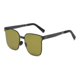 801-C2 Gunmetal Frame with Yellow Green Lens