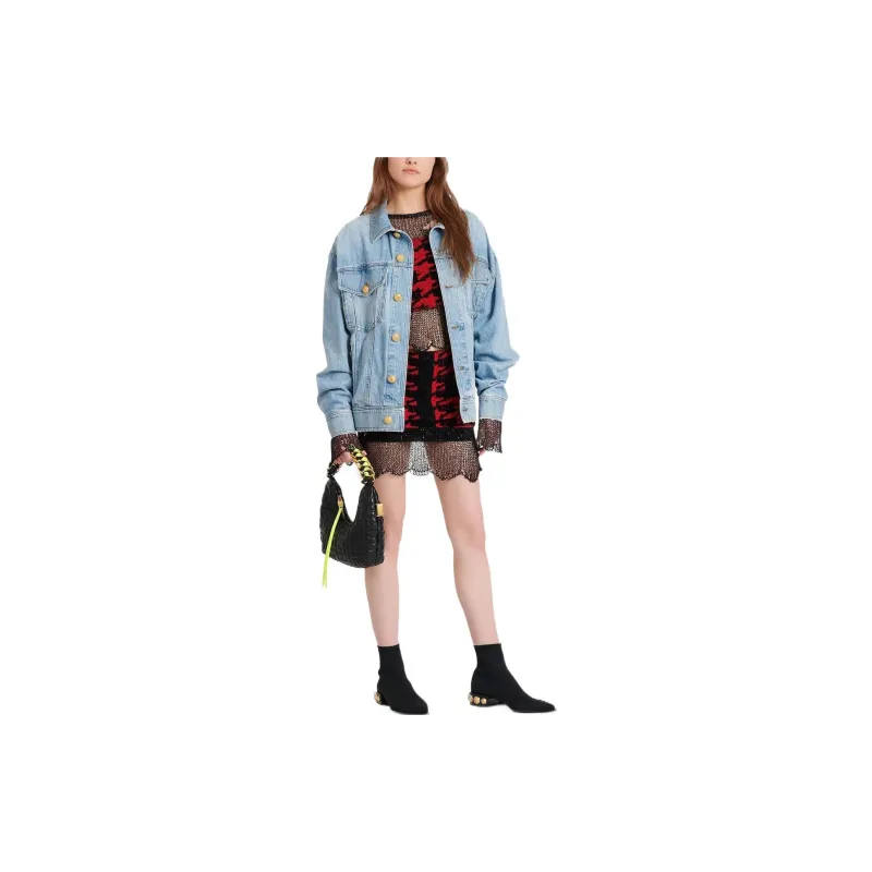 BALMAIN Casual Short Skirts Women's Red-3