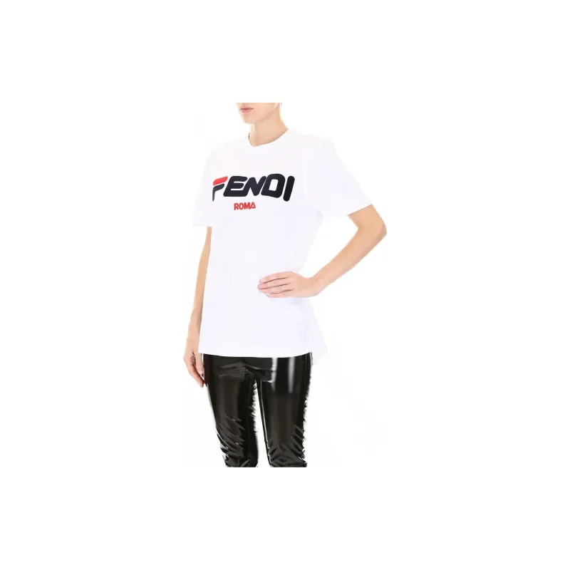 FENDI T Shirts Women's White-3