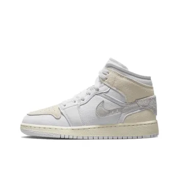 Jordan 1 Mid SE Craft Inside Out Tech Grey GS