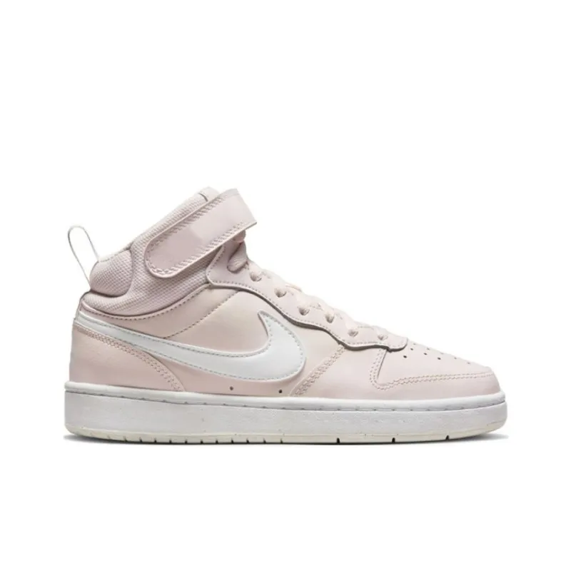 Nike Court Borough Mid 2 GS 'Pearl Pink White'-1