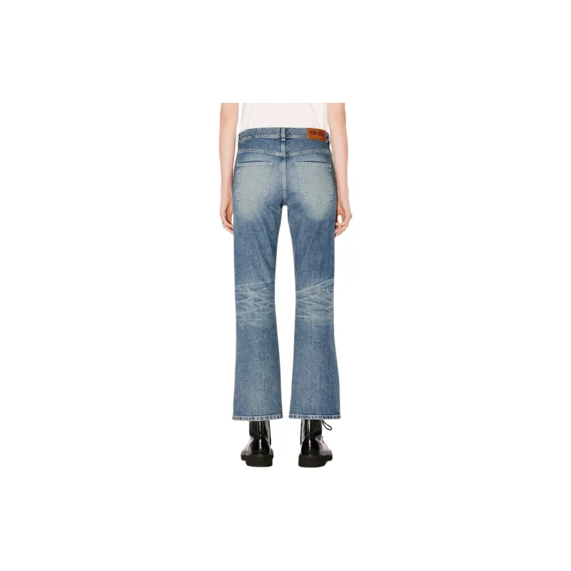 KENZO Bara Cropped Denim Jeans-4