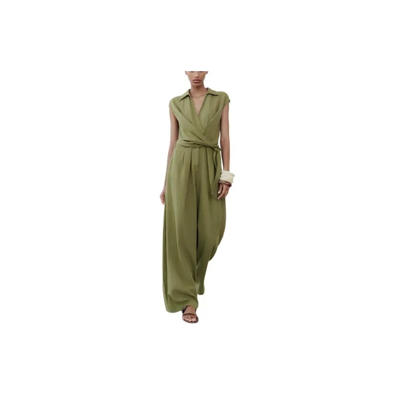 ZARA Jumpsuits Women's Green-2