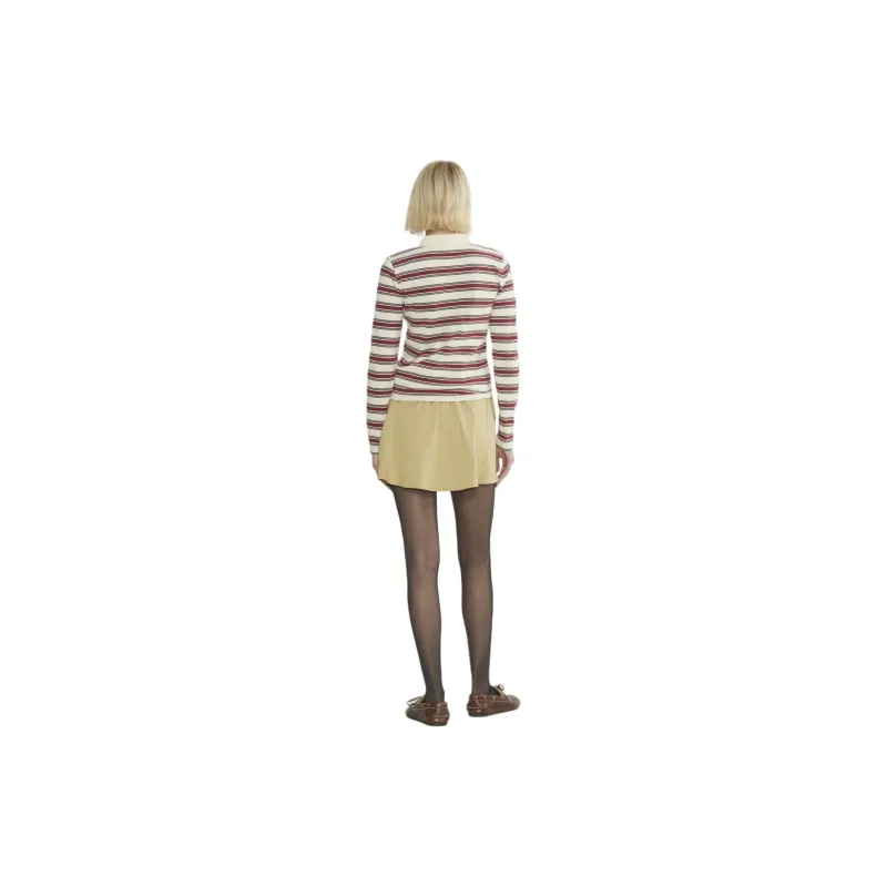 ARITZIA FW24 Sunday Best Boba Skirt Casual Short Skirts Women's Wicker Tan-2