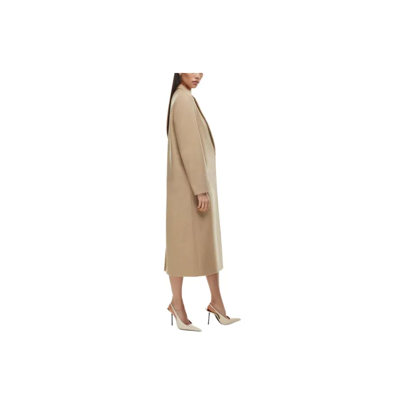 ARITZIA Babaton Estate Coat Coats Women's Heather Light Taupe/Heather Light Taupe-4